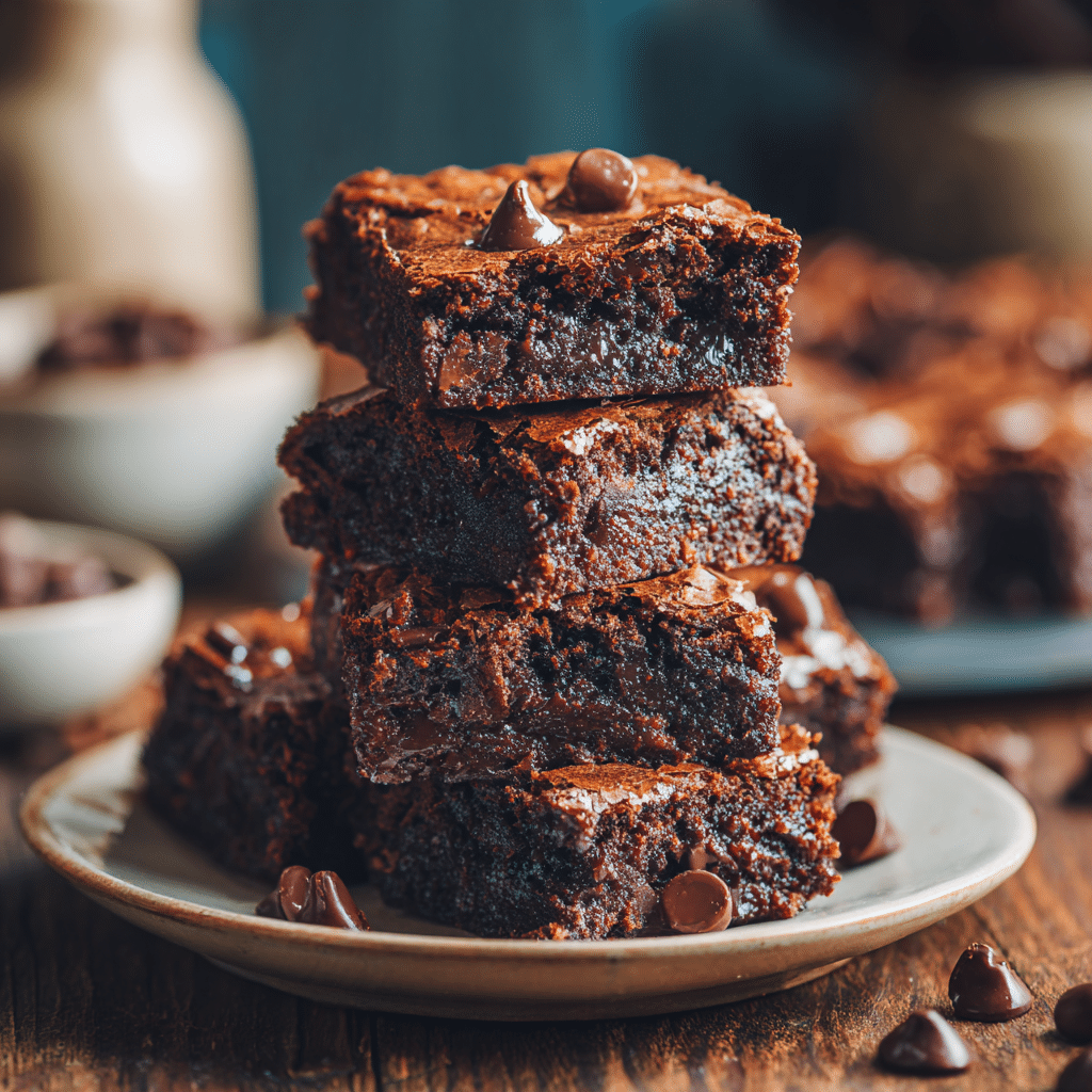 Protein Brownies with Greek Yogurt: A Guilt-Free Favorite You’ll Love 7 Protein brownies with Greek yogurt served