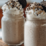 Cookies and cream protein shake