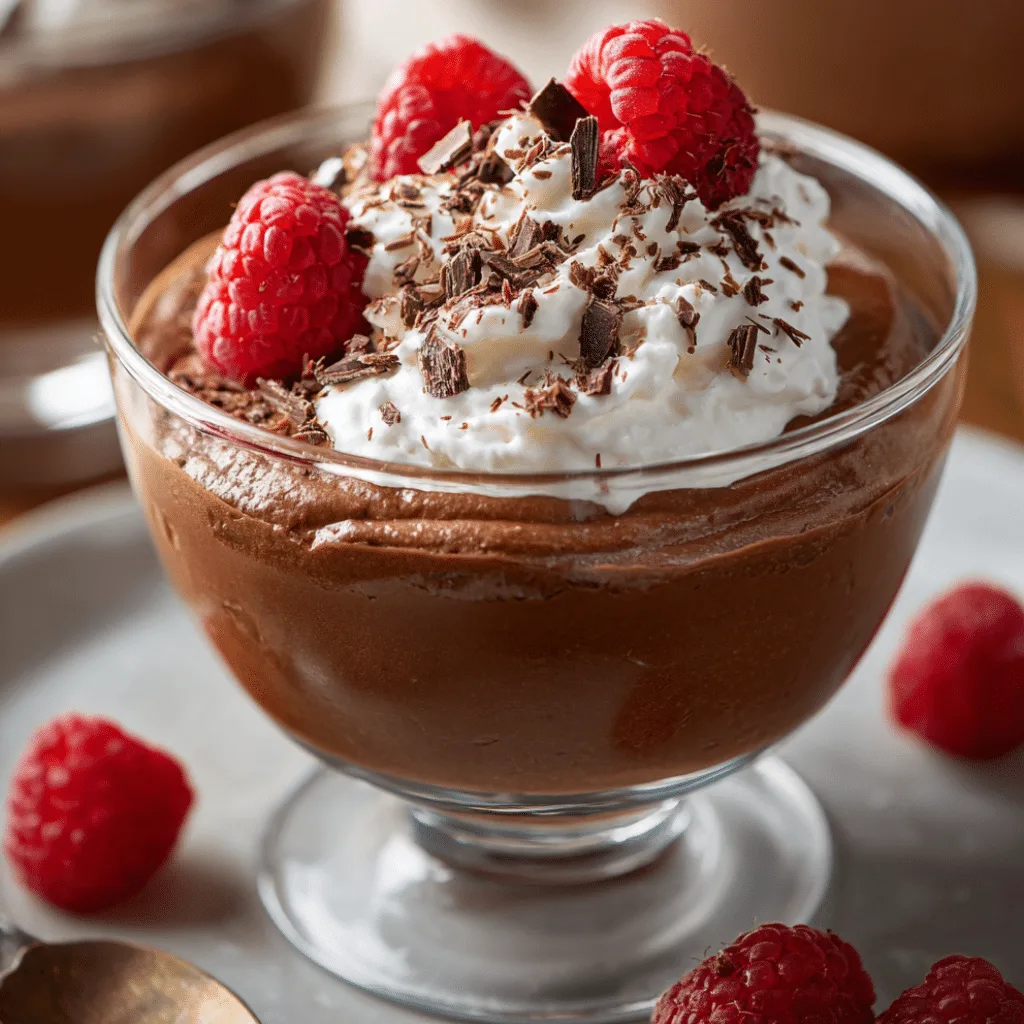 High Protein Chocolate Mousse