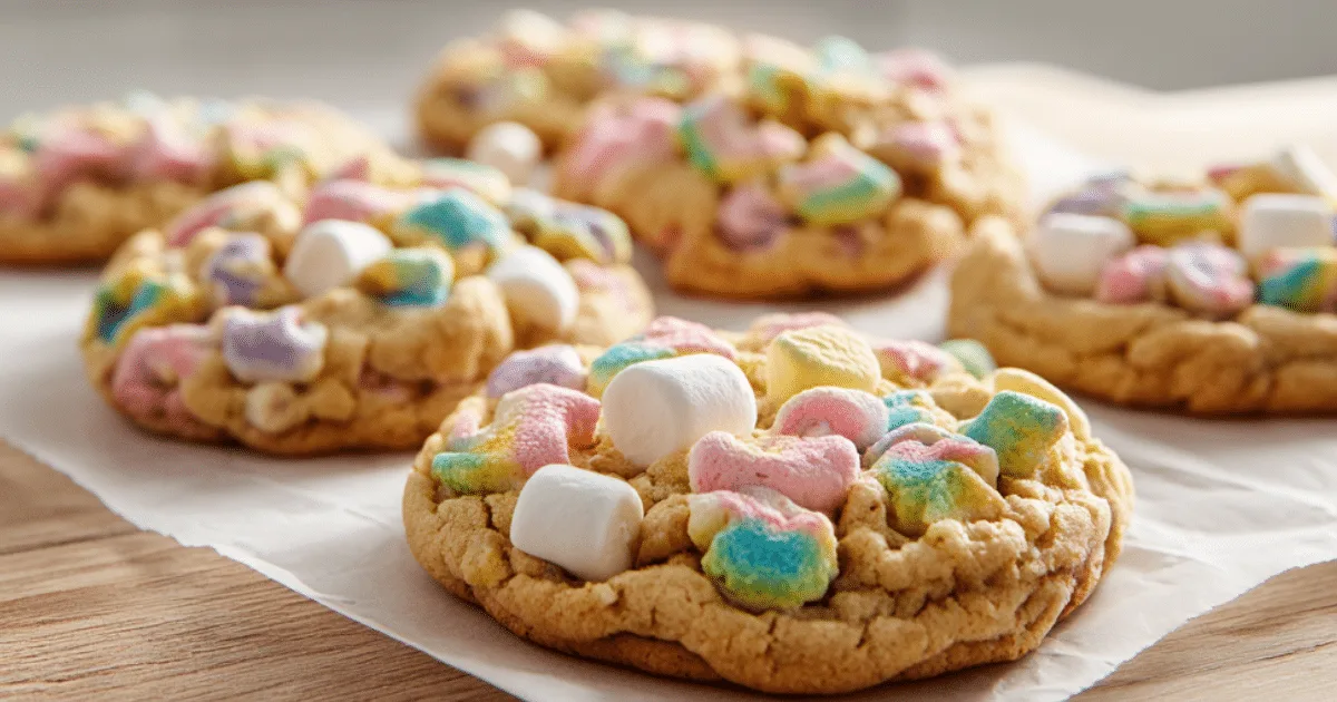 Lucky Charms Cereal Cookies – A Magical Homemade Cookie Kids Love 3 Lucky Charms cereal cookies