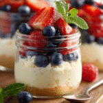 high protein cheesecake jars