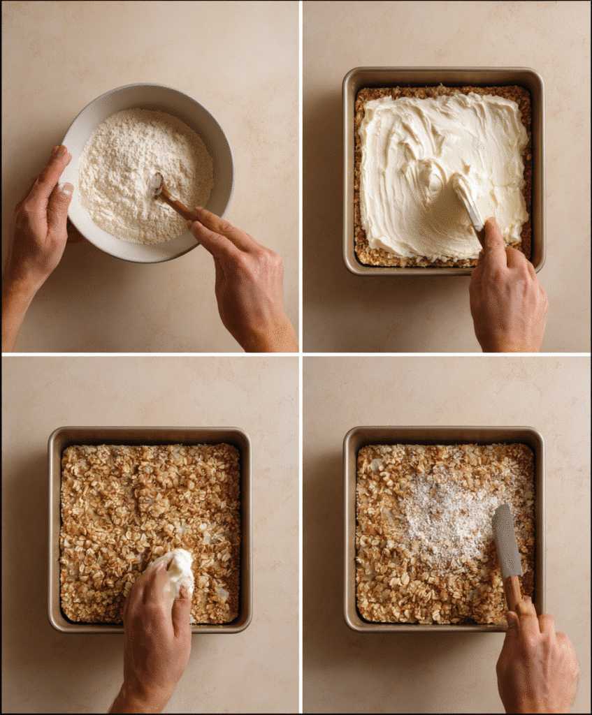 Rhubarb Cheesecake Squares: A Simple, Protein-Packed Dessert for Every Season 6 Step-by-step process for making rhubarb cheesecake squares