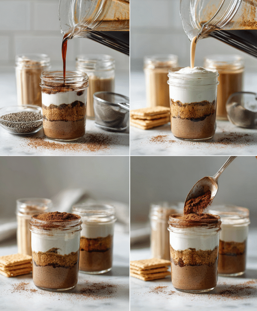 Tiramisu Chia Pudding for a Protein-Packed, Creamy Energy Boost 5 Blending chia pudding with espresso and yogurt