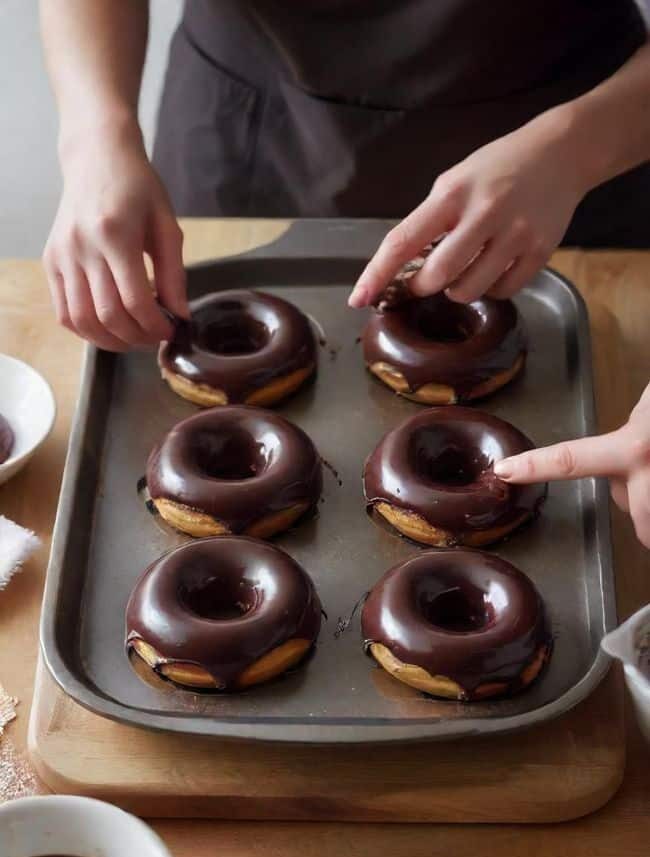 Cookies and Cream Donut Recipe: 5 Amazing Steps to Bake 6 piping cookies and cream donut batter