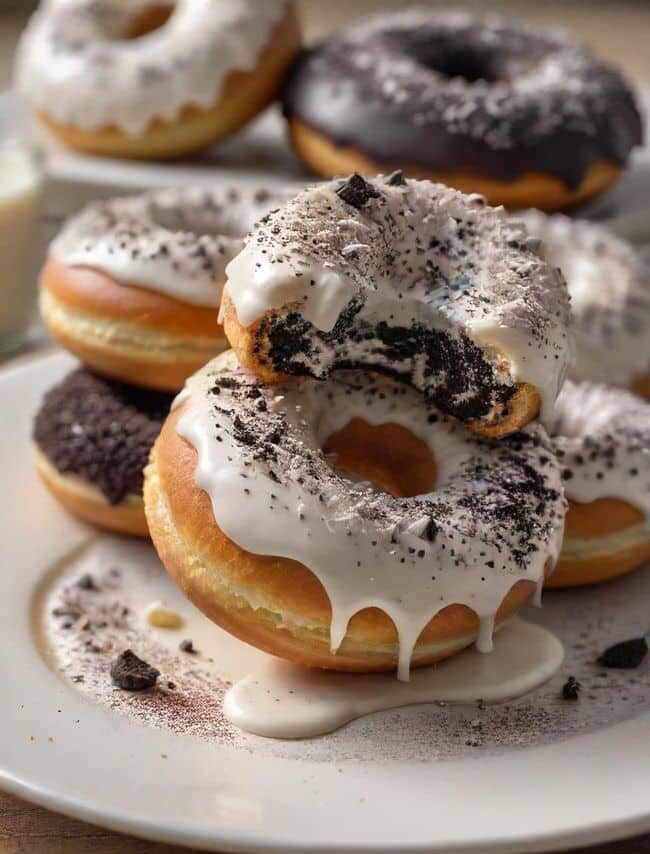 Cookies and Cream Donut Recipe: 5 Amazing Steps to Bake 7 serving cookies and cream donuts