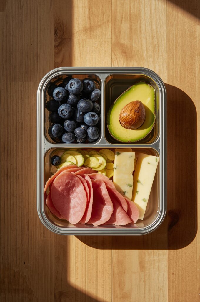 Keto Lunchable: Simple Low-Carb Lunches That Keep You Full 7 keto lunchables served with salad and ranch dip