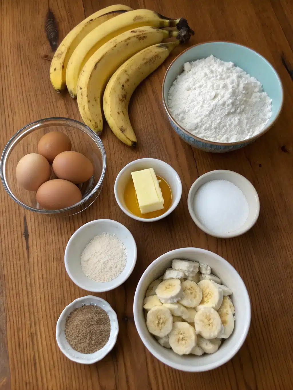 Ingredients for Best Banana Bread Recipe