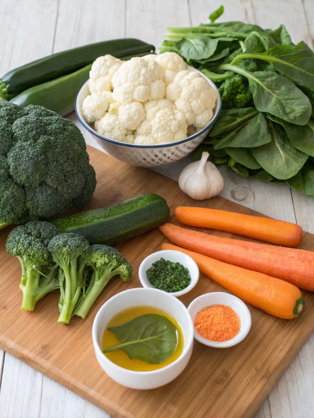 Low Carb Vegetable Soup ingredient 1