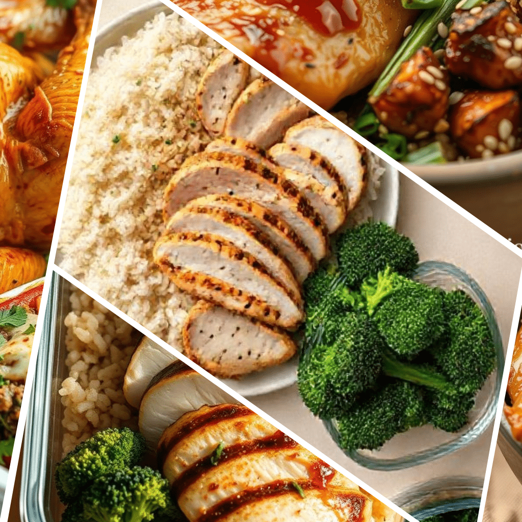 high protein chicken meal prep