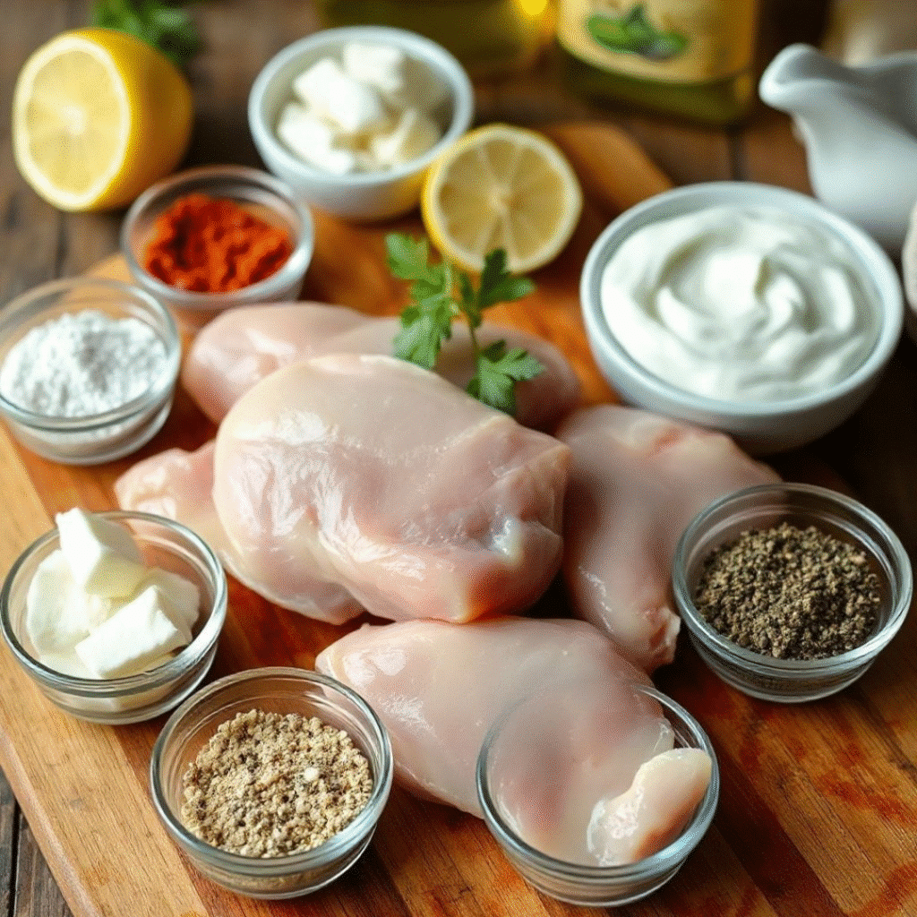 Chicken Thigh Meal Preps: 5 Juicy & Flavorful Recipes You'll Love 4 Raw chicken thighs and spices prepared for healthy meal prep