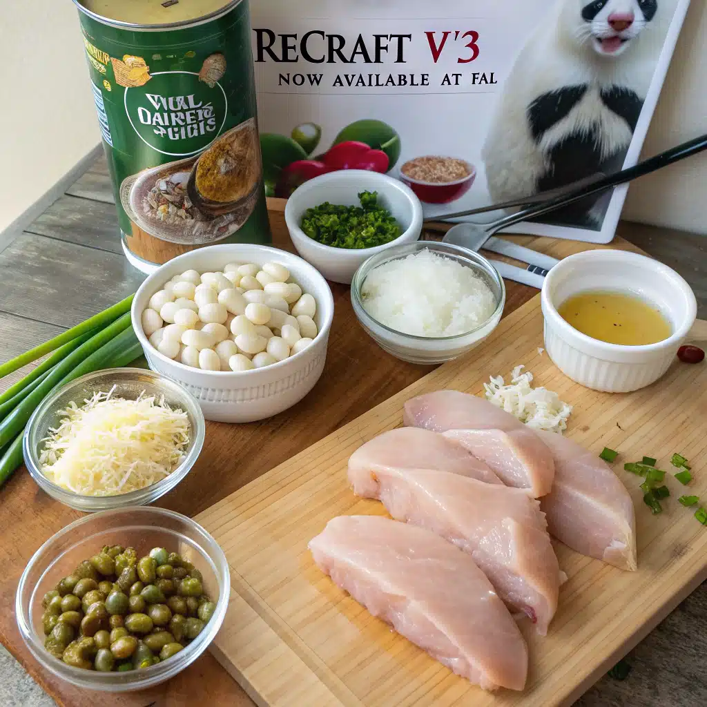 Ingredients for White Chicken Chili Crockpot Recipes